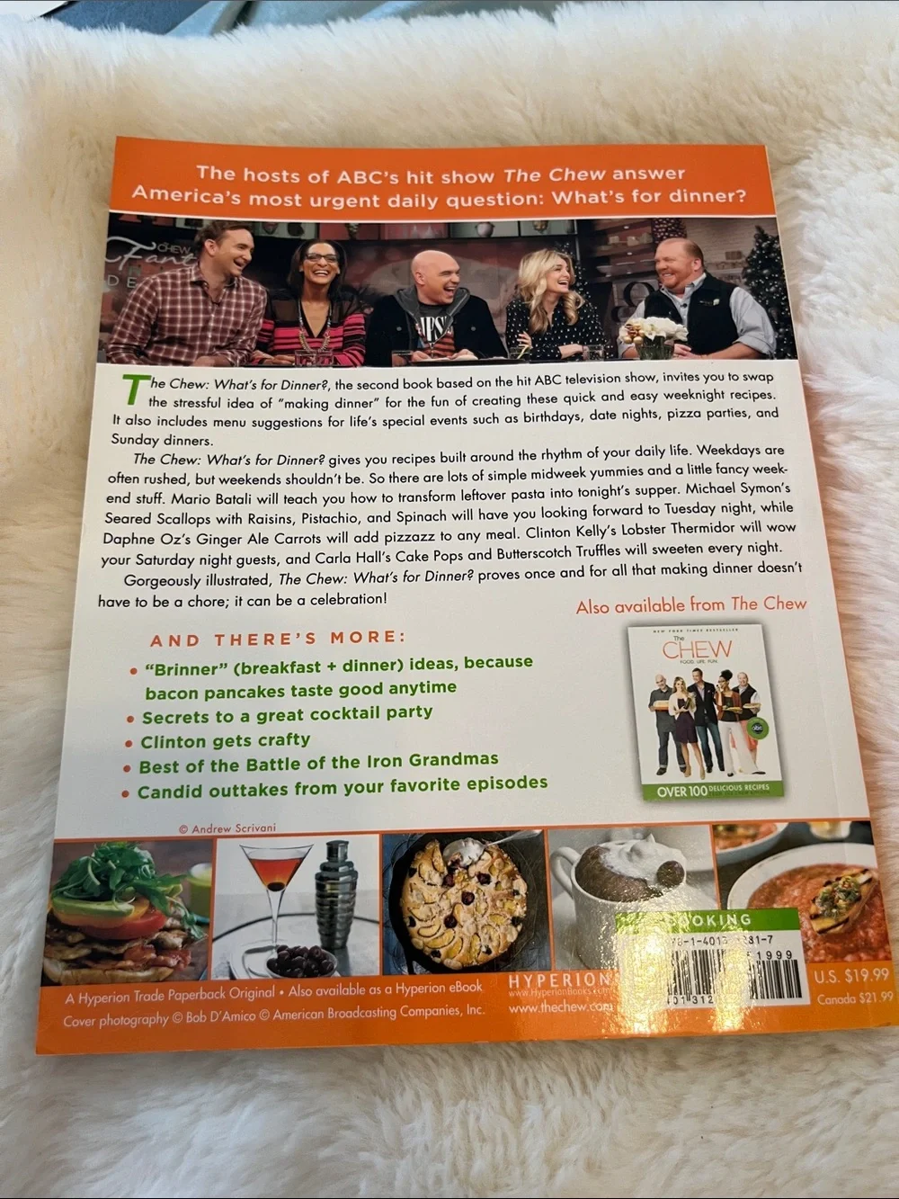 The Chew What's for Dinner? Cookbook.